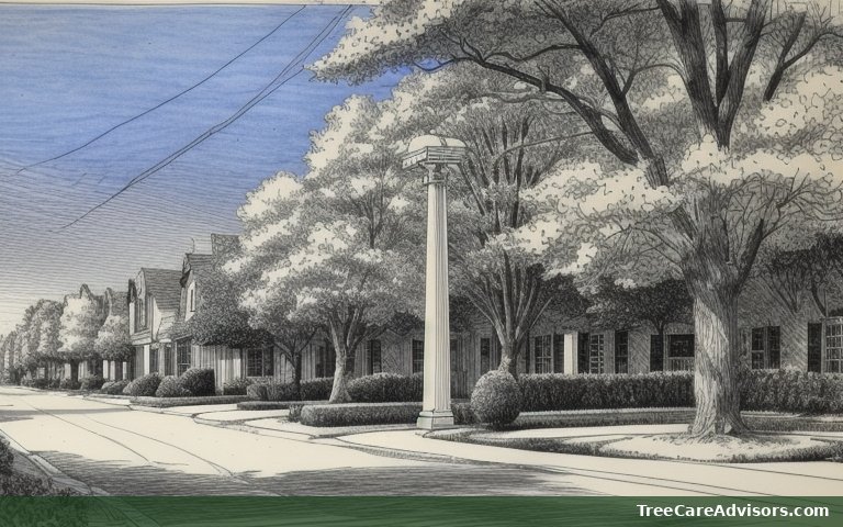 Neighborhood street view in Wyncote, PA