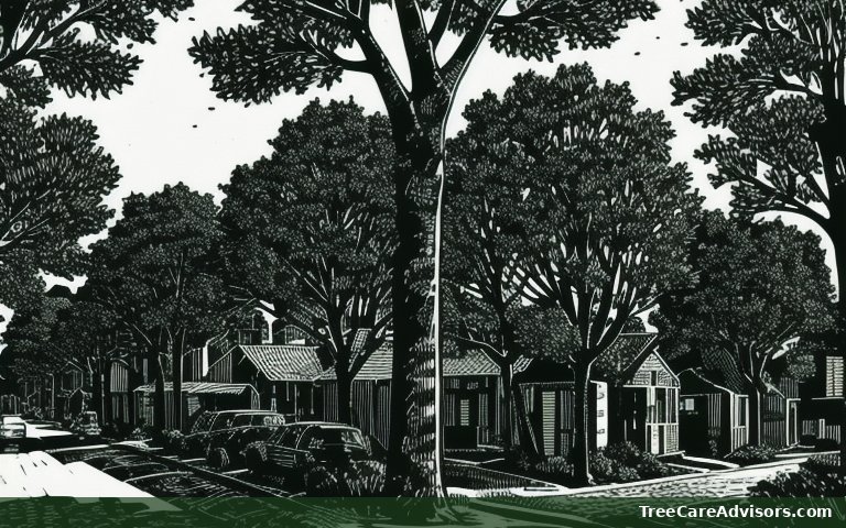 Neighborhood street view in Foster Center, RI