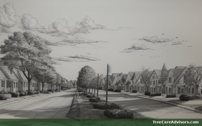 Neighborhood street view in Greenville, SC