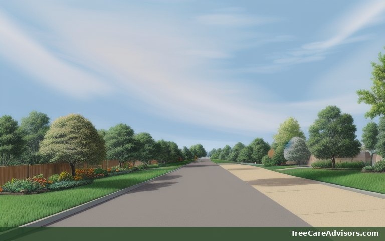 Neighborhood street view in Mina, SD