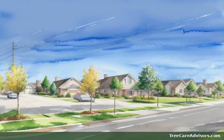 Neighborhood street view in Rockvale, TN