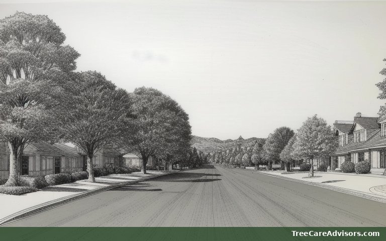 Neighborhood street view in Collierville, TN