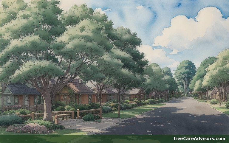 Neighborhood street view in Horseshoe Bay, TX