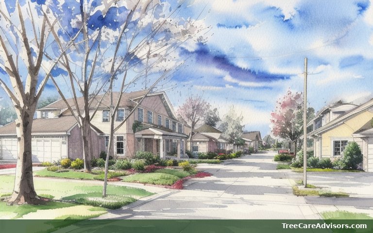 Neighborhood street view in Marion, UT