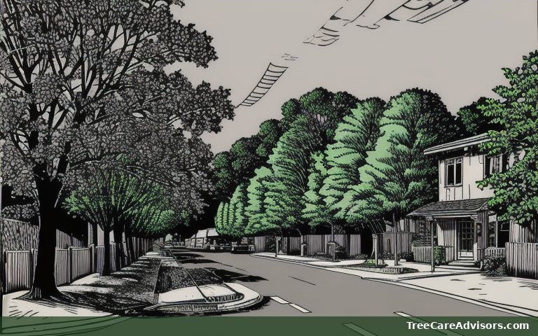 Neighborhood street view in Oakton, VA