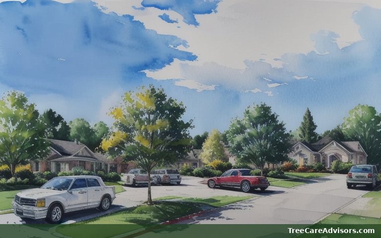 Neighborhood street view in New Kent, VA