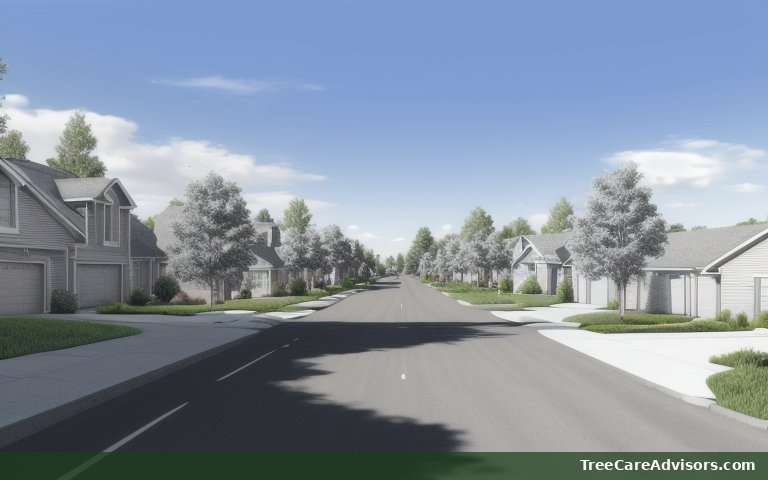 Neighborhood street view in White Salmon, WA