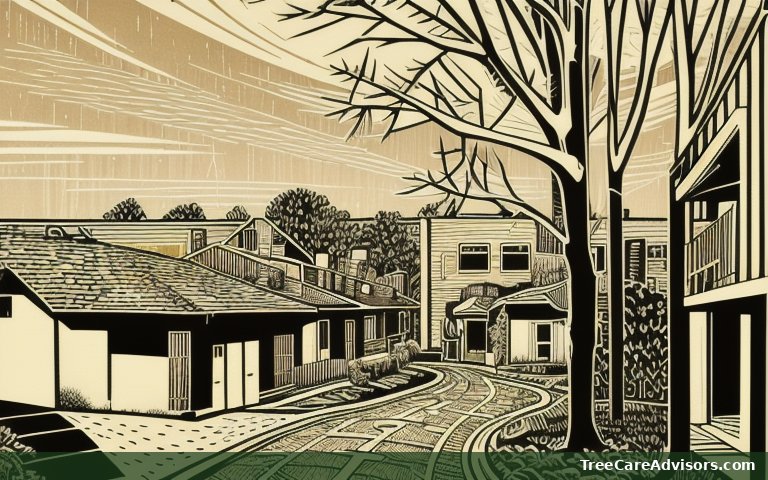 Neighborhood street view in Friday Harbor, WA