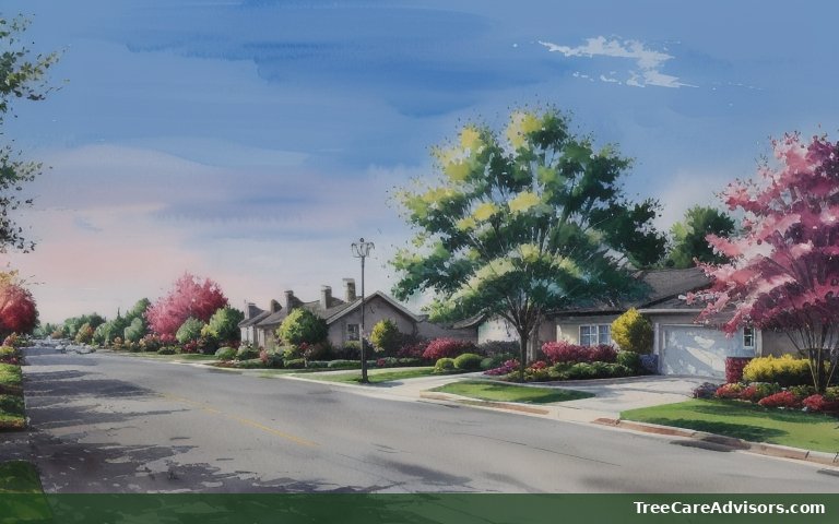 Neighborhood street view in Liberty Lake, WA