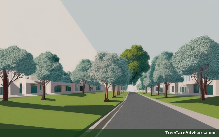 Neighborhood street view in North Bay, WI