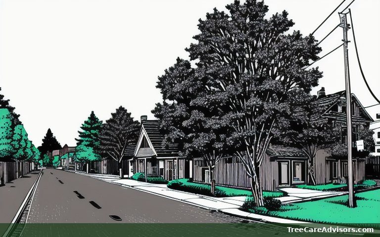 Neighborhood street view in Fontana-on-Geneva Lake, WI