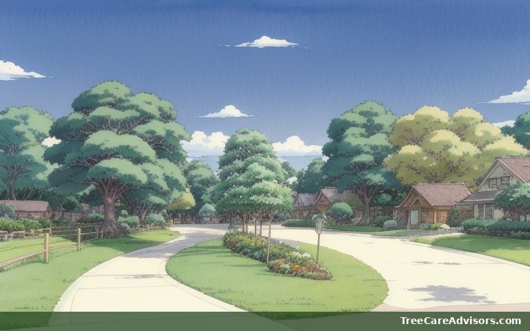 Neighborhood street view in Summit, WI