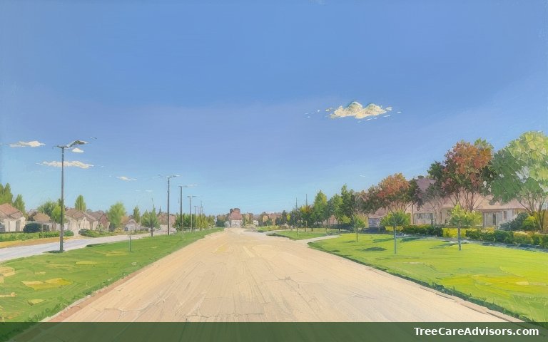 Neighborhood street view in Parkman, WY